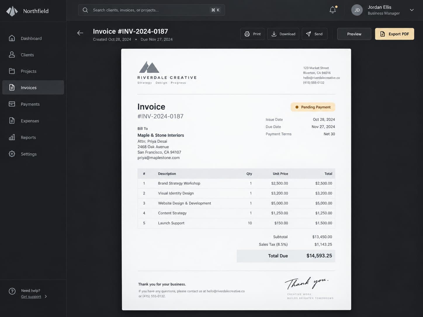 Business Management Systems showcase 2