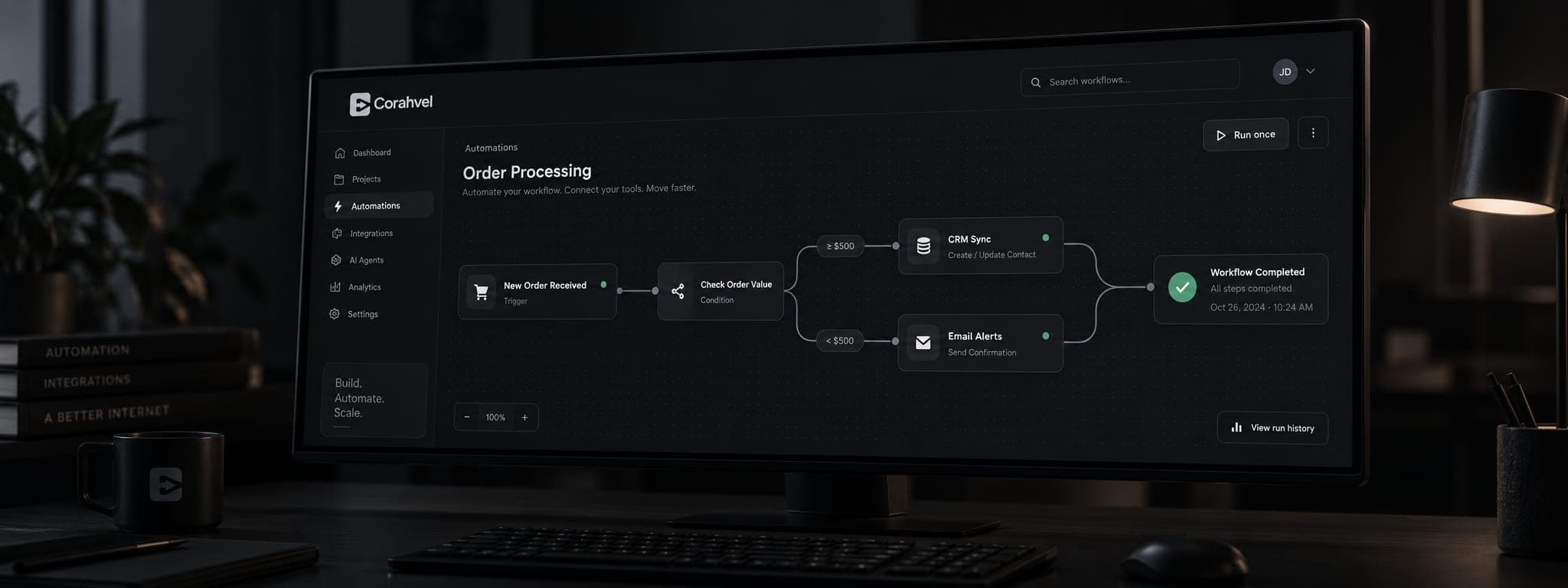 Automation and Integrations work by Corahvel